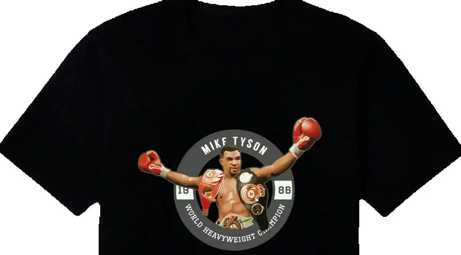 

Футболка-боксер World Heavyweight Mike Tyson, 100% хлопок, с круглым вырезом, летняя повседневная мужская футболка с короткими рукавами, размер S-3XL