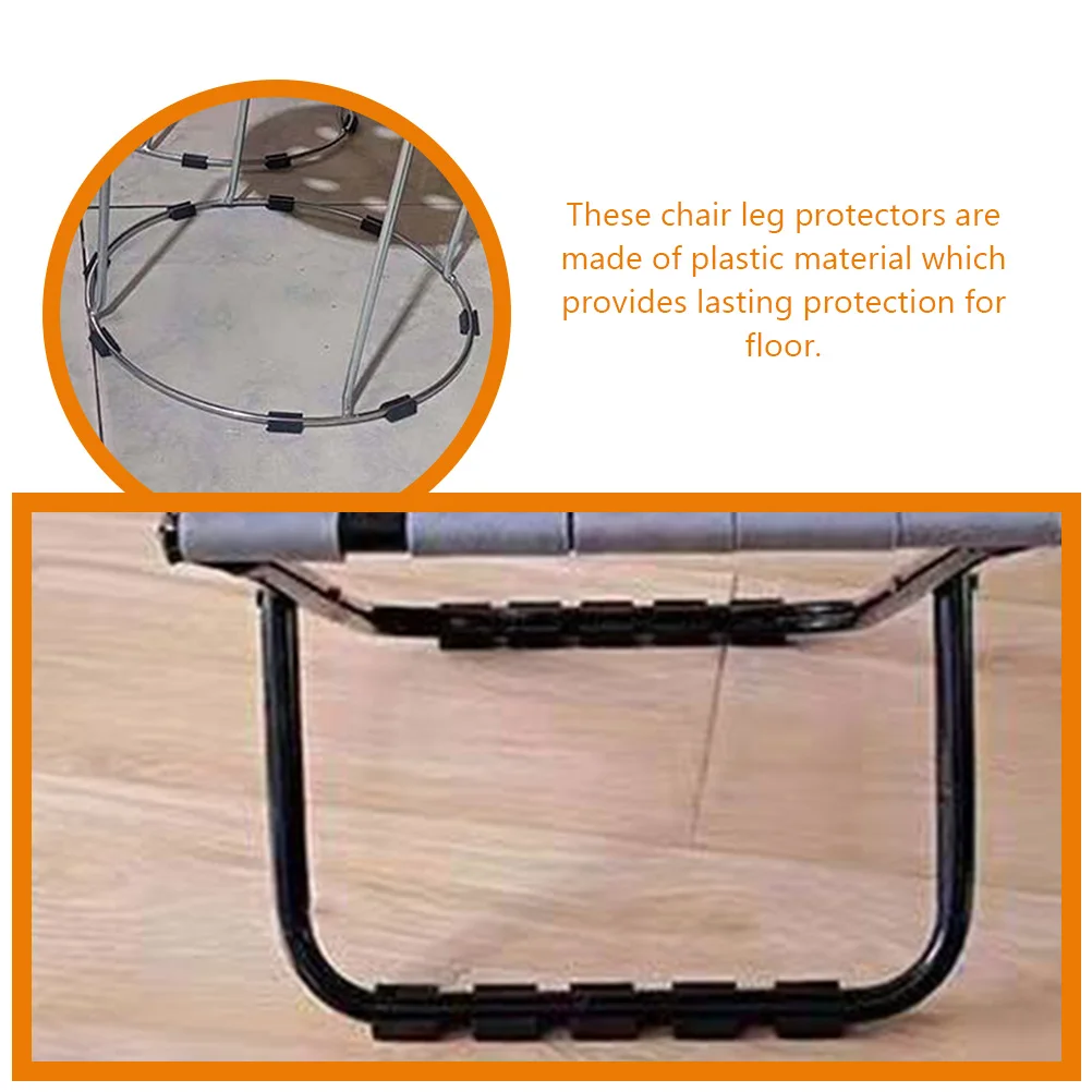 

100Pcs Non Slip Chair Feet Covers Furniture Leg Caps Silent Movers for Floors Office Stools Desks Chair Feet Covers