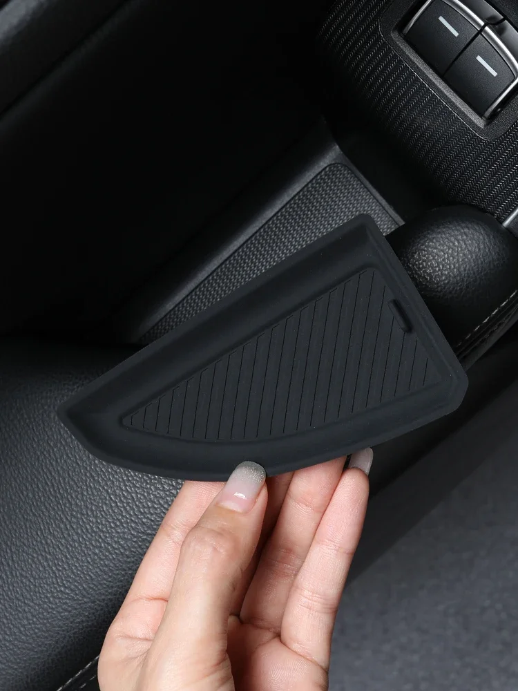 For 2022 2023 2024 11th Civic Sedan Si Type R Hatchback Hybrid, Door Handle Anti Slip Pad, Door Groove Pad, Storage Pad, Black