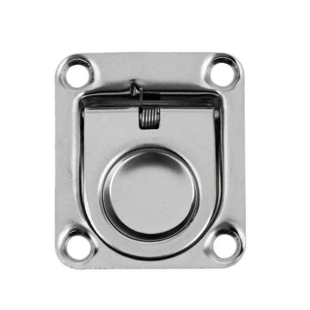 Practical Stainless Steel Boat Recessed Hatch Boat Accessories Yachts Marine Locker Pull Marine Hardware Flush Lifting Ring