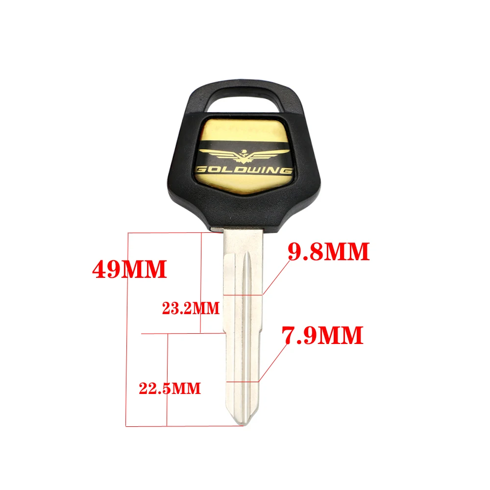 For HONDA GOLD WING 1500 Gold wing 1800 GL1800 GL1500 GL1000 GL1200 GL Motorcycle Accessories Embryo Blank Key