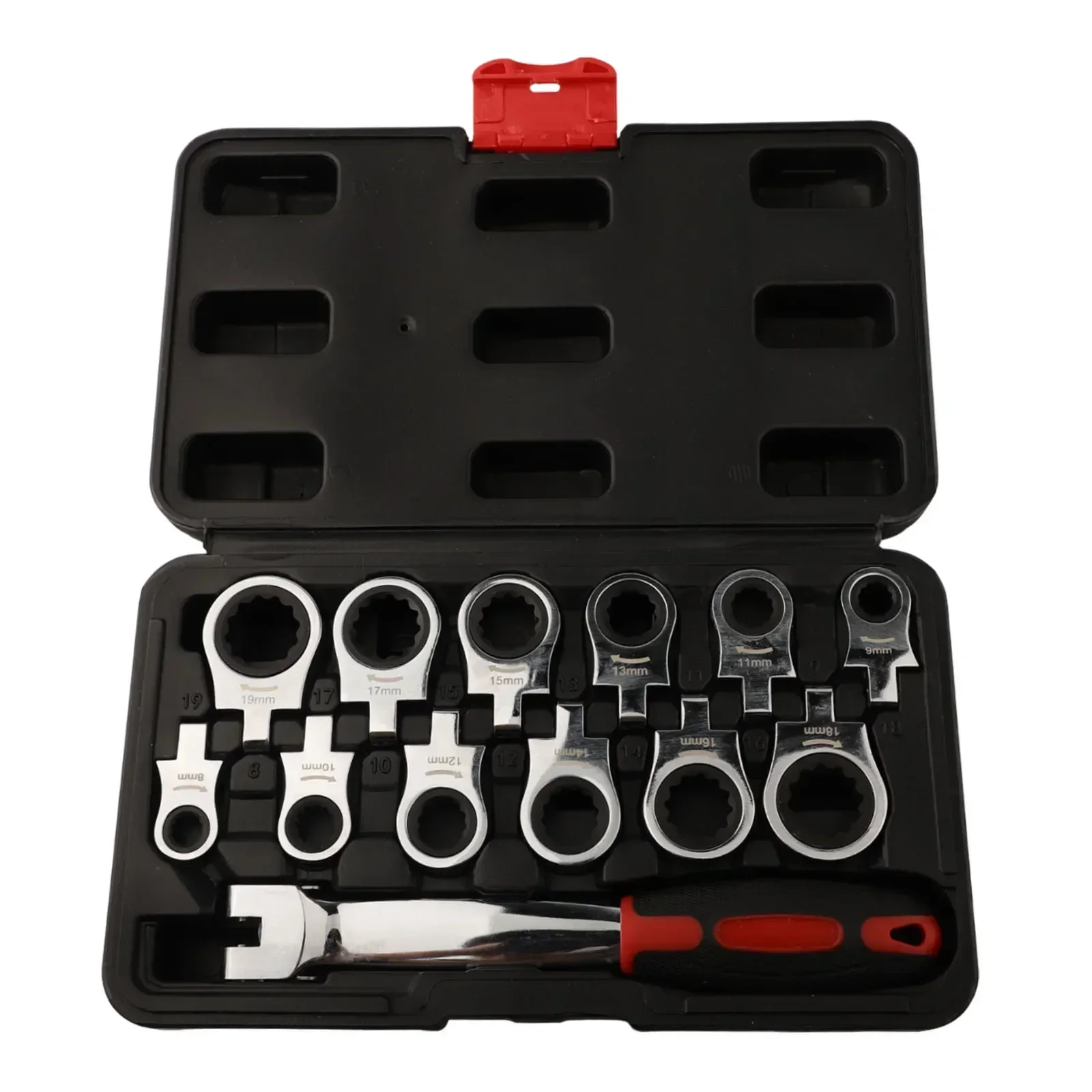 

Набор гаечных ключей 6-в-1, инструмент с храповым механизмом, повышающая эффективность, высококачественный материал, удобный набор гаечных ключей на работе