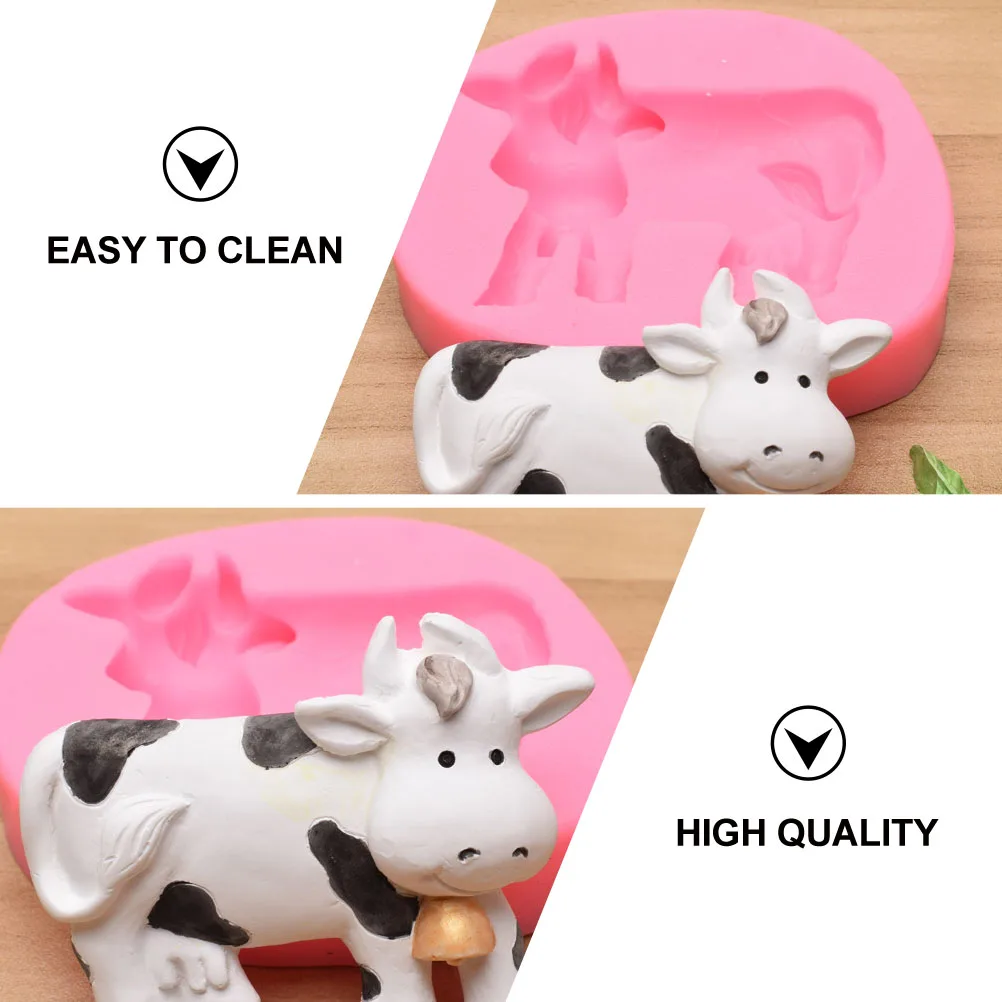 

Cow Silicone Milk Mold for Baking Cake Making Molds Easy to Clean Home Professional Use Kitchen Bar Tools