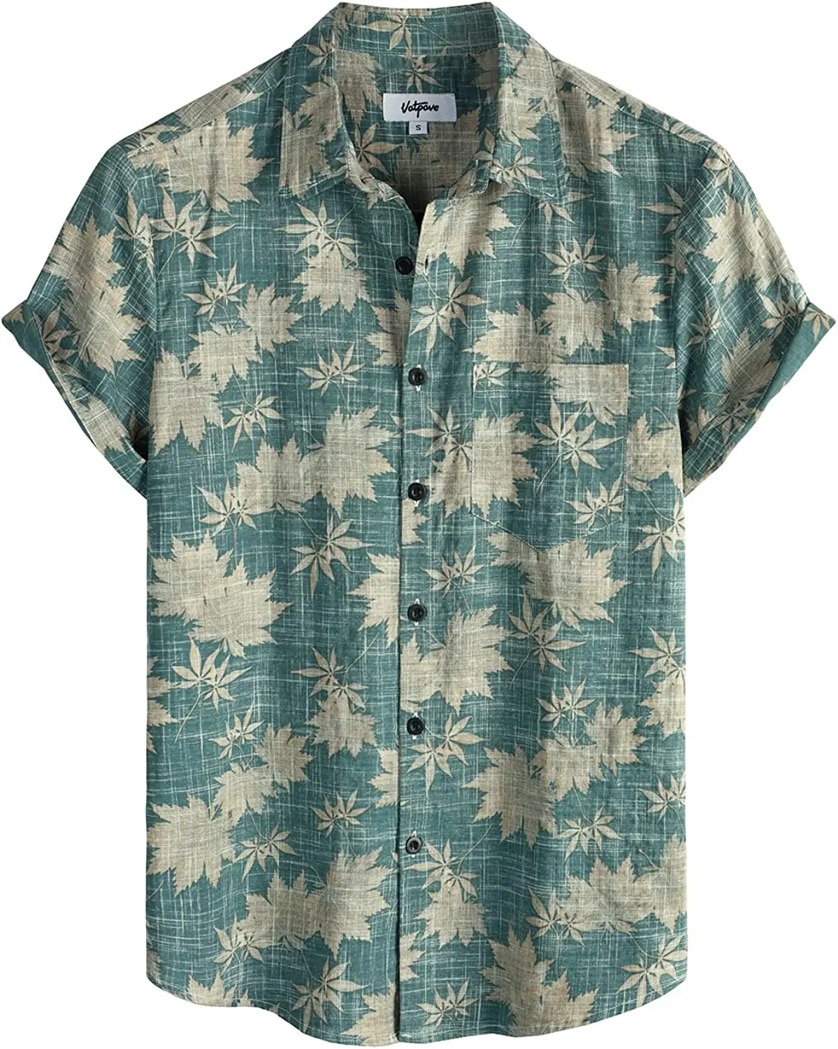 Summer Men\'s Hawaiian Shirt Casual Floral shirt Short sleeve single breasted beach tropical fashion oversized shirt