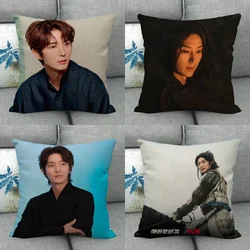 LEE JOON GI Pillowcase Home Textile Cotton Linen Fabric 45x45cm One Side Decoration Pillow Cover New WJY12.25