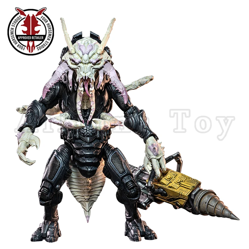 Four Horsemen Studio 1/12 6inch Action Figure Cosmic Legions Outpost Zaxxius Sphexxian Mine Worker Anime Model Toy