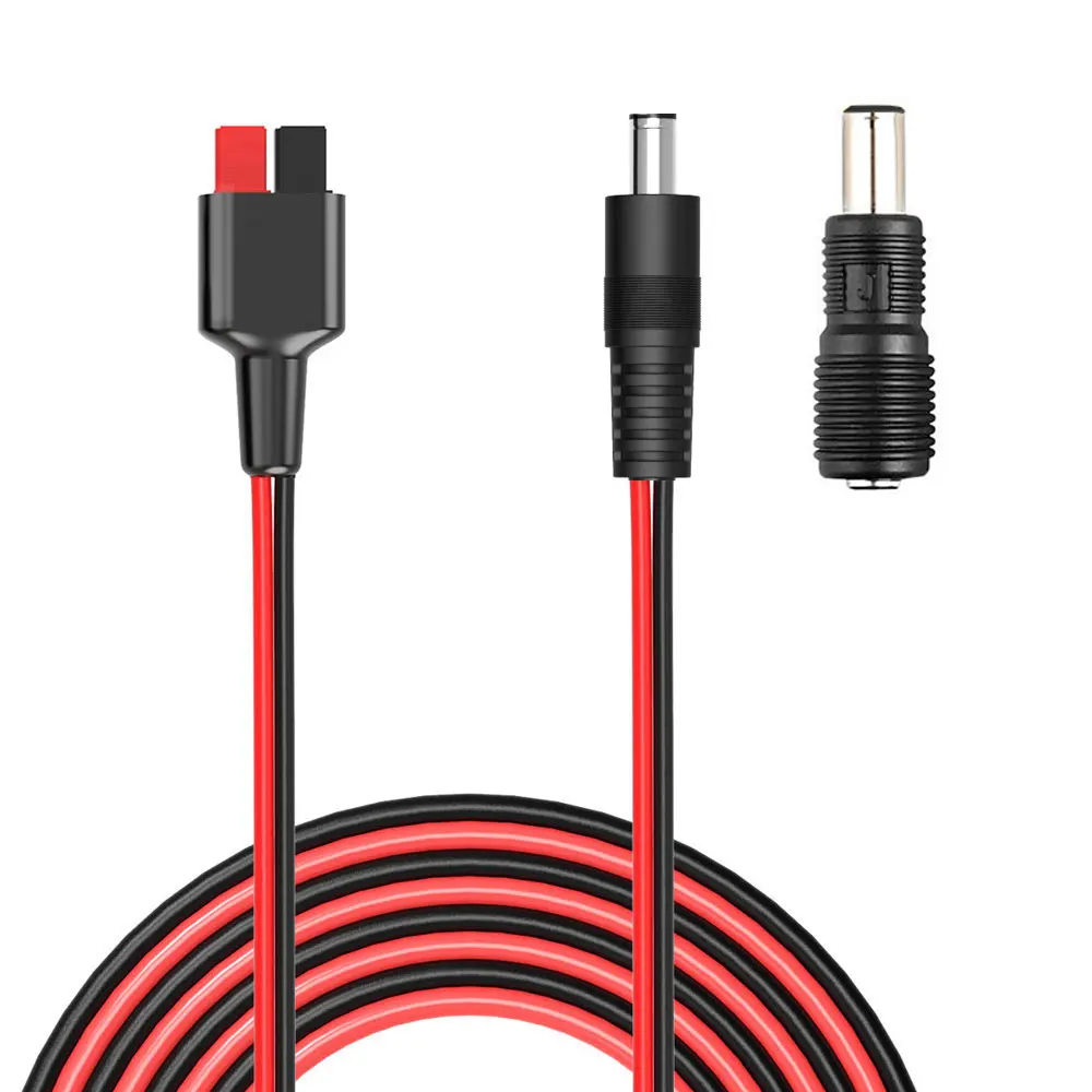 Anderson to DC 8mm(DC7909) DC 5525 Extension Cord Connect Solar Panel to Charge Jackery ALLPOWERS Blutti Maxoak Ecoflow etc.