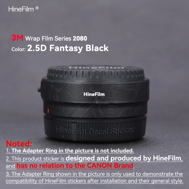 Adapter For Canon EF-RF Decal Skin Wrap Cover for EF-EOS R Controller Decal Skins Sticker Cover Film