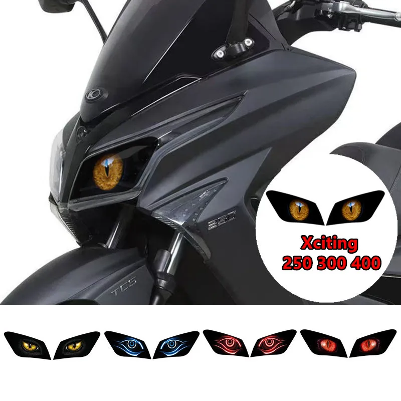 

Motorcycle Accessories Headlight Guard Stickers Headlamp Protective Stickers For Kymco Xciting 250 300 400 Sticker