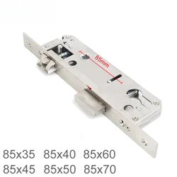 304 Stainless steel door lock body 85x40 8545 5085 85x60 for Smart fingerprint hanlde lock Special size lift the handl to lock