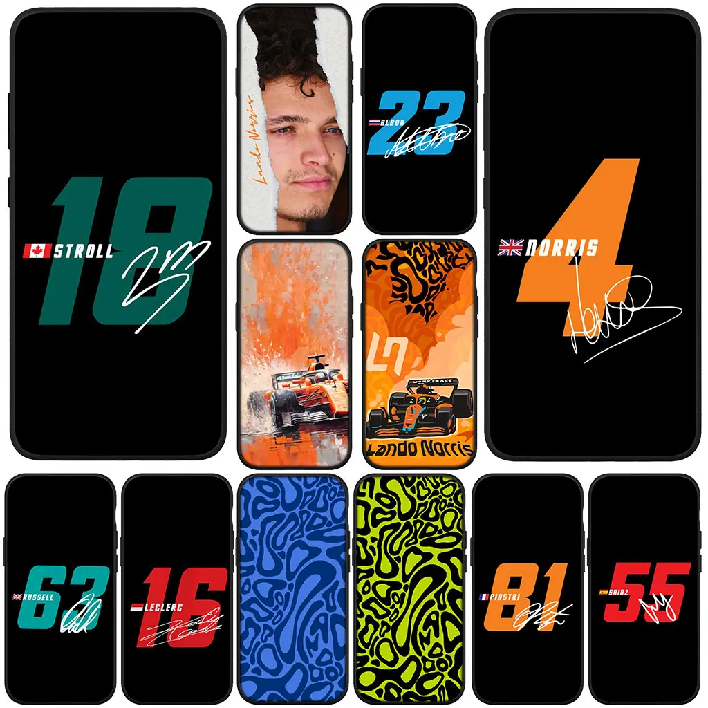 Чехол для телефона Xiaomi Poco C71 C65 C61 X7 X6 X5 M6 M7 F5 F6 F7 Ultra Pro C75 Чехол Formula 1 F1 Number LN4s No 4 81 63 Корпус