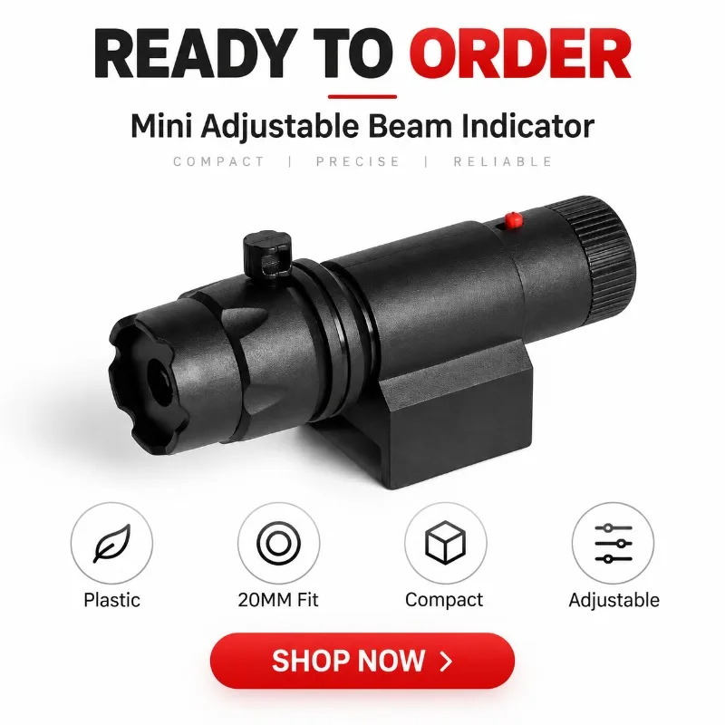 Mini Adjustable Beam Indicator Plastic Decor Accessory Universal 20MM Rail Hobby Model Parts