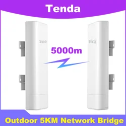 Tenda O3 11n 2.4G Point To Point Wireless Bridges 5Km Transmission POE Power Outdoor Elevator Monitoring AP Repeater P To P