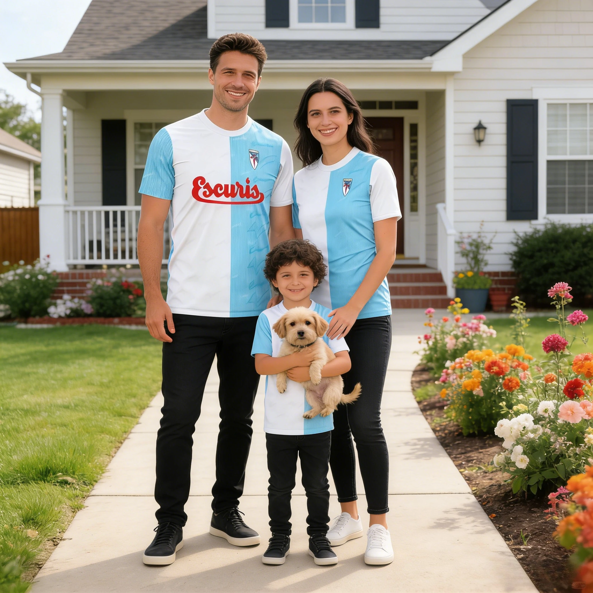 2027 Best-Selling Model - Spanish Fans Training Sports Moisture-Wicking Short-Sleeved T-Shirt - Family Clothing Set