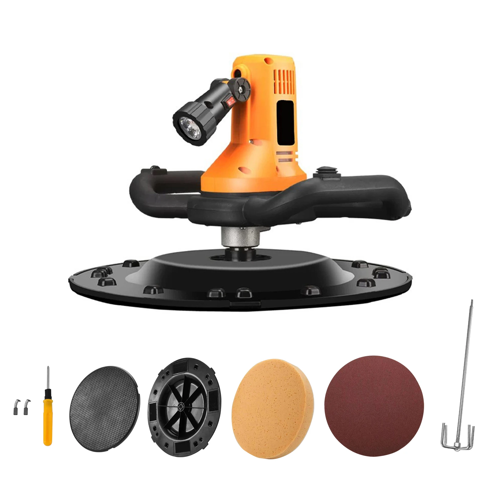 Máquina Eléctrica de enyesado de pared con mezclador de hormigón, mortero de cemento, 80-220 RPM, AC 1700 V, 200 W