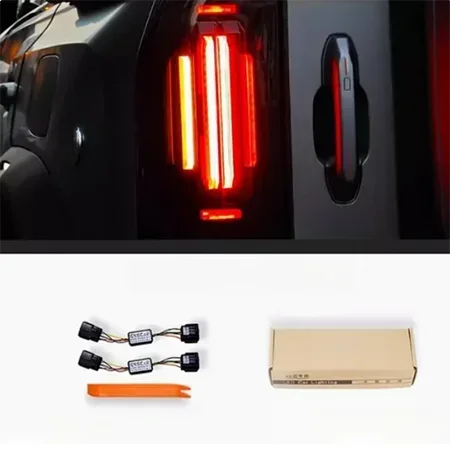 For Jetour Traveller T2 2023 2024 2025 Car Tail Light Breathing Module Fit High-mounted Brake Light Rear Bumper Light Flash