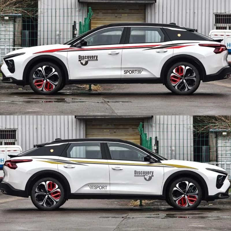 لسيتروين فرساي سيارة ملصق تعديل مظهر الجسم الأزياء الرياضية الملحقات ملصق حائط من الفينيل #3