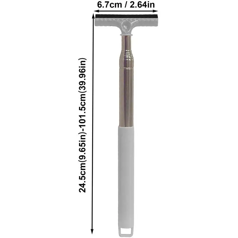 أداة تنظيف الزجاج القابلة للسحب لممسحة الرؤية الخلفية للسيارة، منظف ممسحة السيارة المحمول، منظف الرؤية الخلفية الجانبية مع مقبض قابل للتمديد