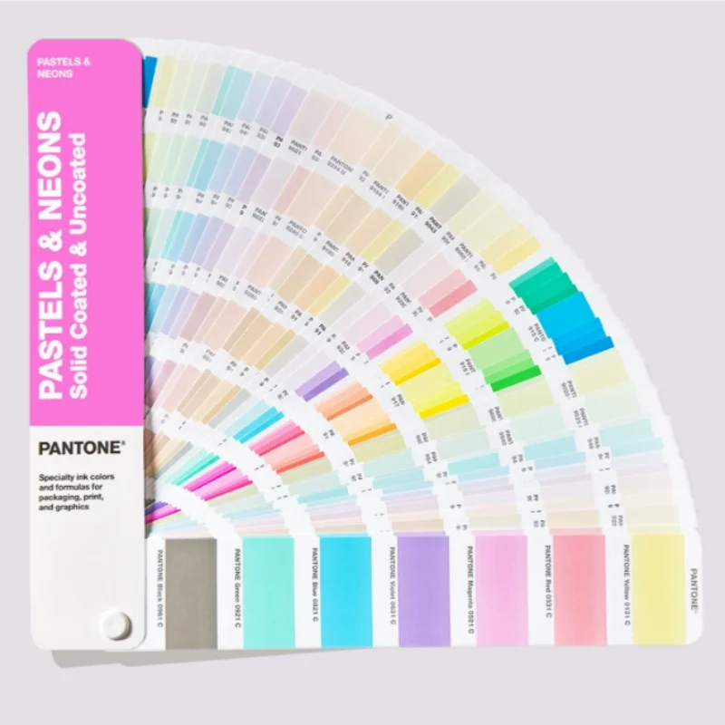 

Карта цветов PANTONE, международный стандарт, розовый цвет, неоновый цвет, 9 начальных оттенков GG1504C