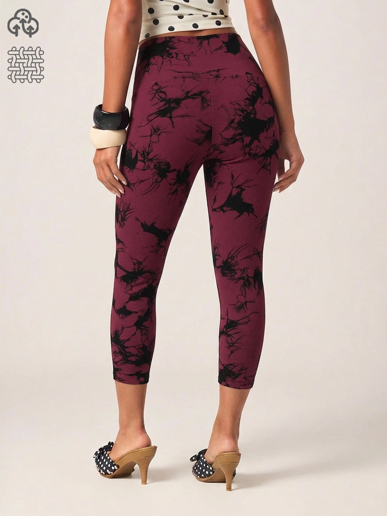 Women's High Waisted Capri Pants Super Soft Tummy Control No See Through Workout Yoga Running Athletic Gym Leggings