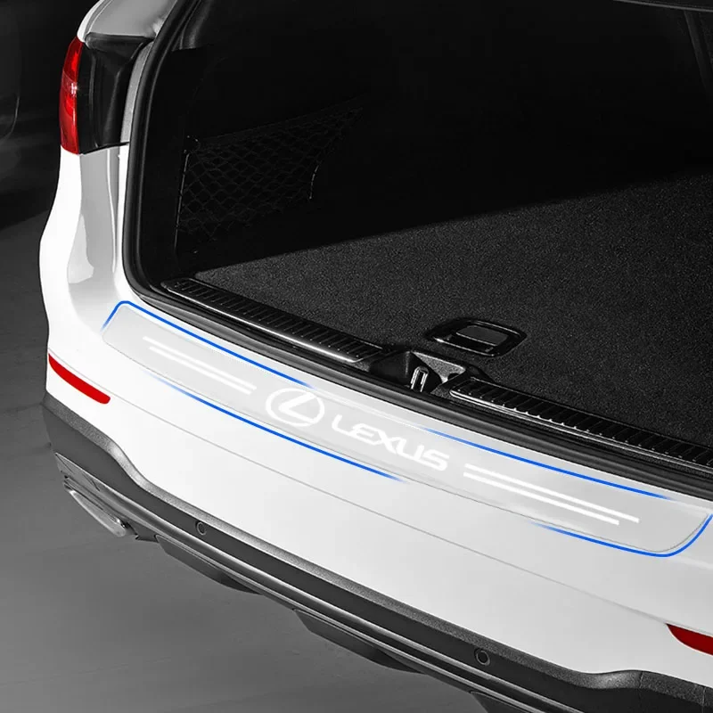 عتبة السيارة حامي شفافة الزخرفية شارة ملصق لكزس CT200H IS250 RX300 RX350 RX450H LS460 GX460 GX470 ES350 #5