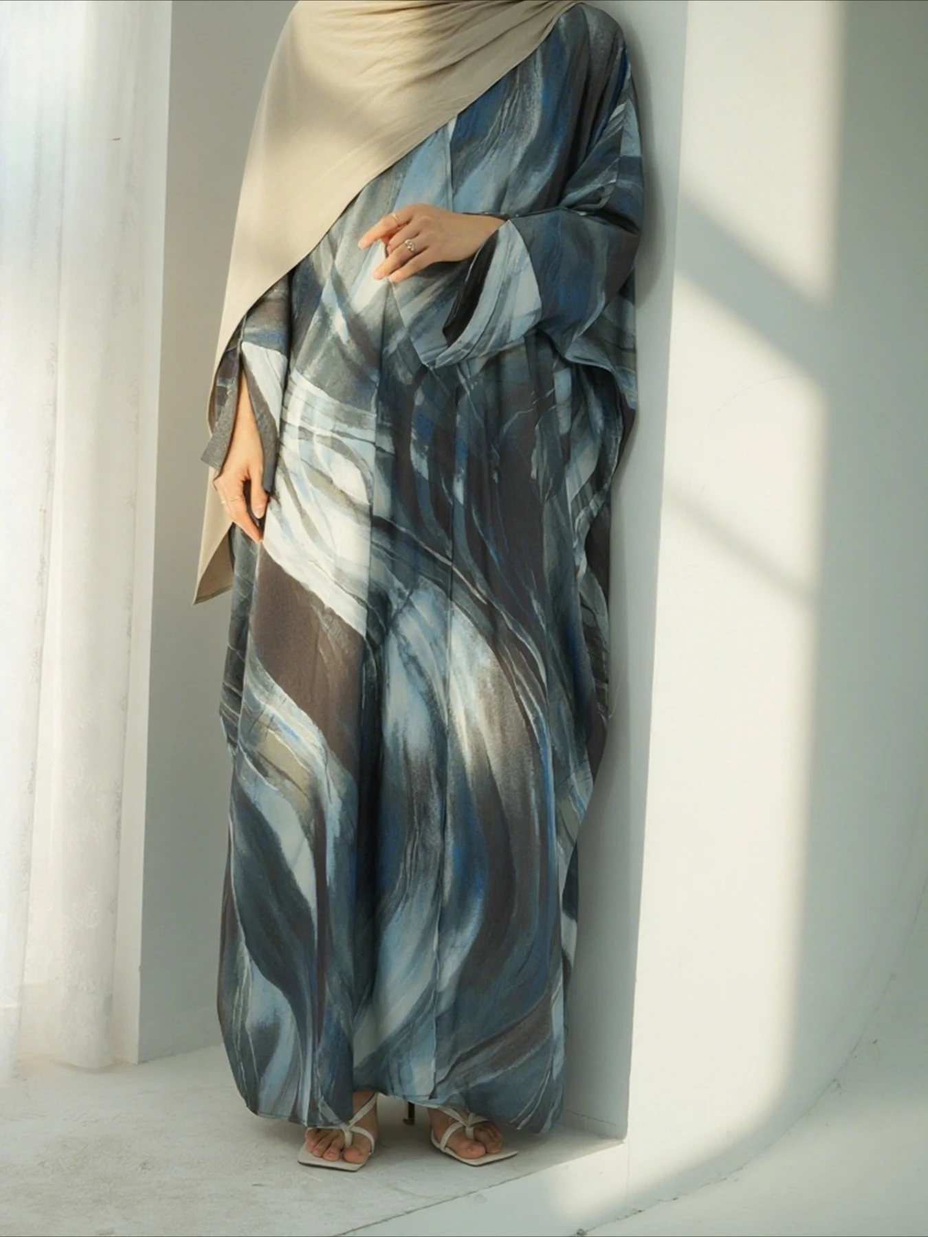 

Eid Women Abaya Dress Muslim print autumn Party Ramadan Long cardigan Abayas open Vestidos Largos Arab Long Robe morocco kaftan