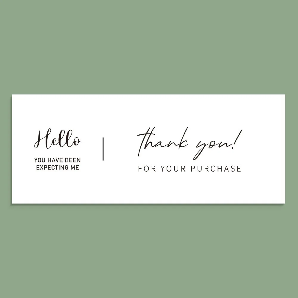 50pcs Small Bussiness Thank You Greeting Sticker Gift Box Decoration Seal Label Tag Handmade Merchandise Packing Have A Nice Day