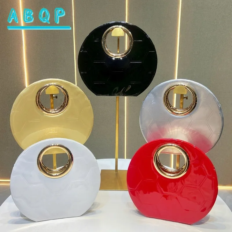 

Dinner Women's Bag Luxury Brand Round Dinner Party Clutch Bag Personalized Fashion Women's Shoulder Crossbody Bag High Quality