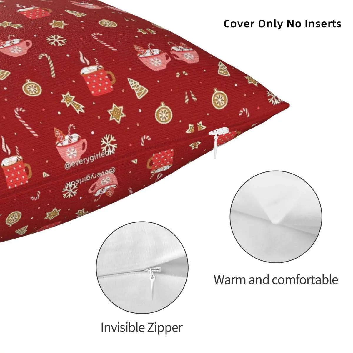 كيس وسادة منقوش وعطلة عيد الميلاد غطاء وسادة ناعم غطاء وسادة أنيق تصميم سادات لحفلات الزفاف ديكور المنزل #4