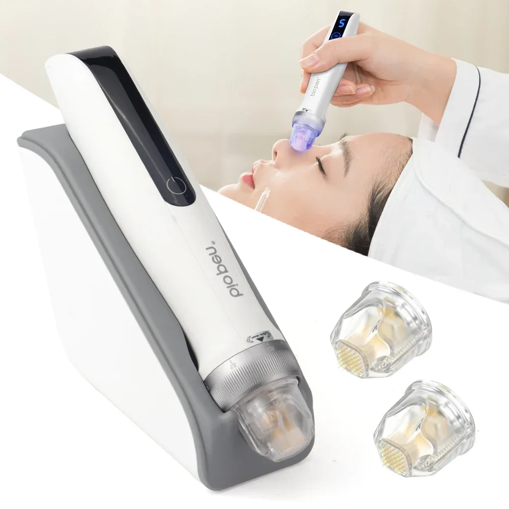 Newest Bio pen Q2 Electric Dr. Pen Wireless EMS Electroporation LED Light Microneedling Pen Machine for Skin Care Hair Growth