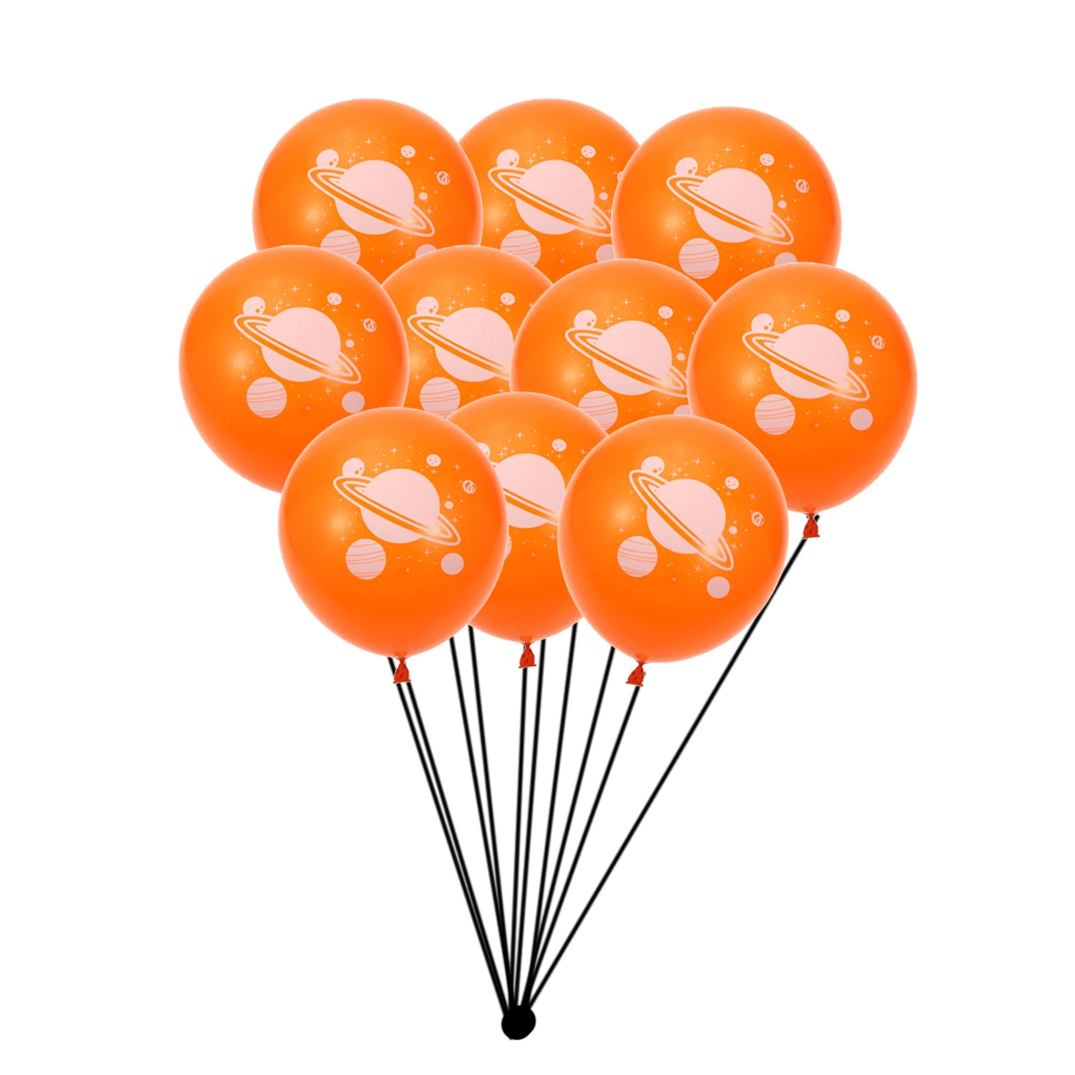 

10 Pcs Latex Balloons Decorative Kit Balloon Set Reusable for Kids Bedroom Party Printed Balloons Wedding