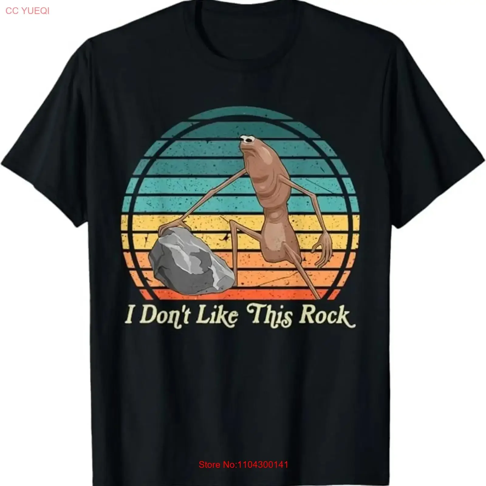 Retro Marcus The Worm I Don't Like This Rock T Shirt long or short sleeves vintage Washed Comfortable Breathable streetwear
