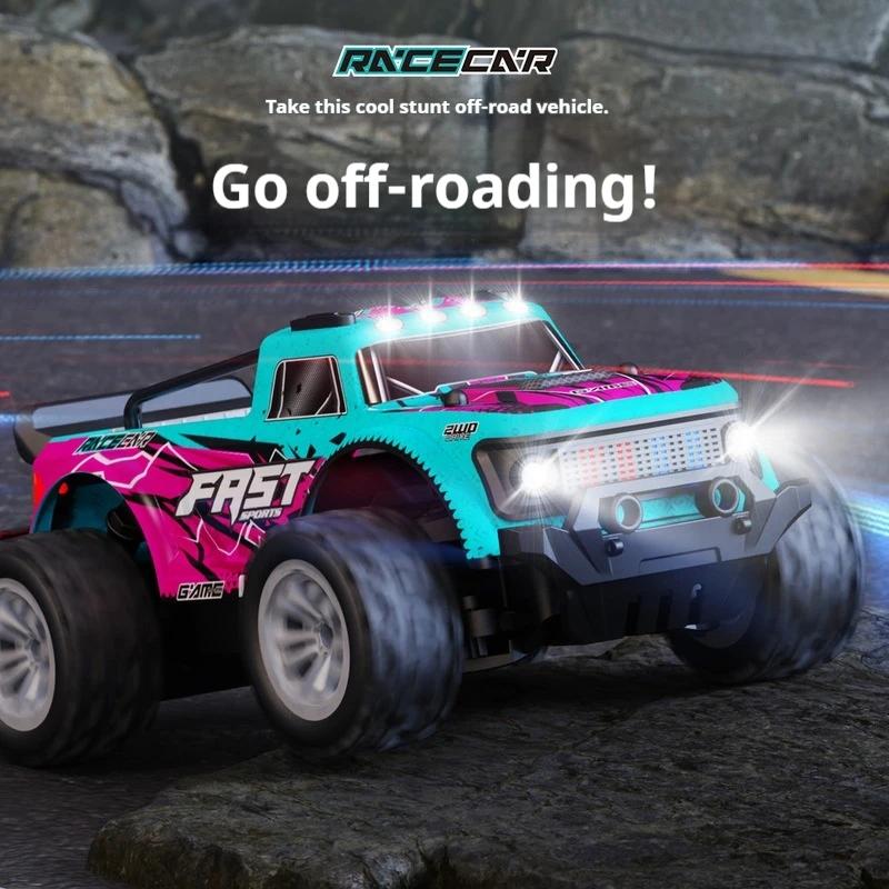 

KF23 масштаб 1:20, 4WD RC Monster Truck, высокоскоростной автомобиль с дистанционным управлением 2,4G для внедорожного альпинизма и гонок по дрифту, детская игрушка