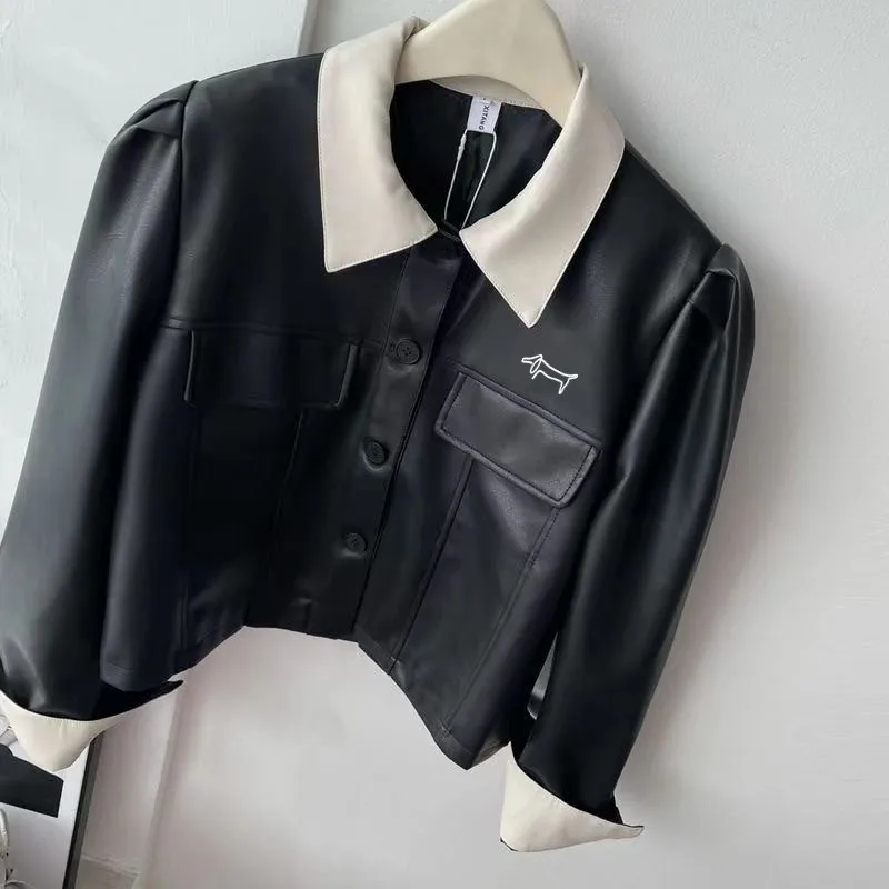 명품 Autumn Golf Wear Women 2024 New Jacket Korean Fashion Polo Leather Clothing Coat High Quality Golf Jacket Women Golf Clothing