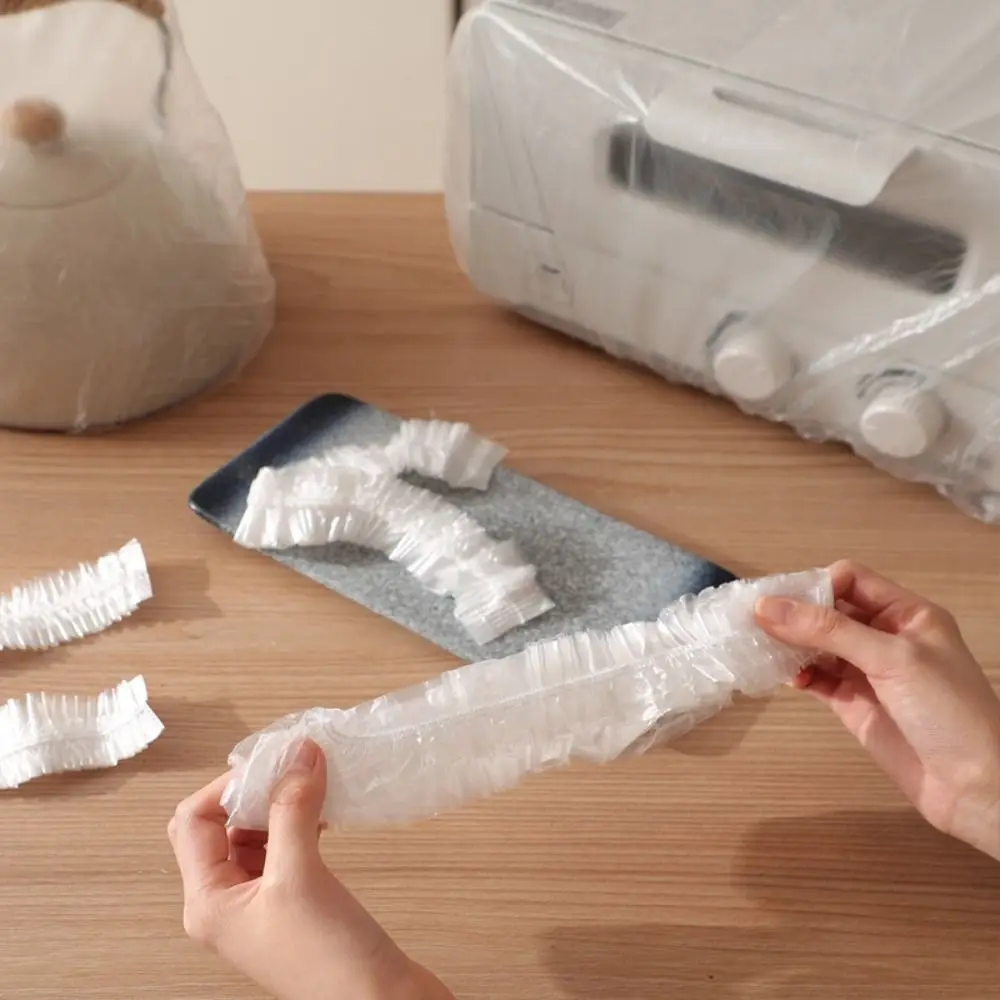 10pcs Dust-Proof Disposable Plastic Wrap Kitchen Home Furniture Electrical Appliances Cover Anti Cockroach Anti Oil Stain Cover