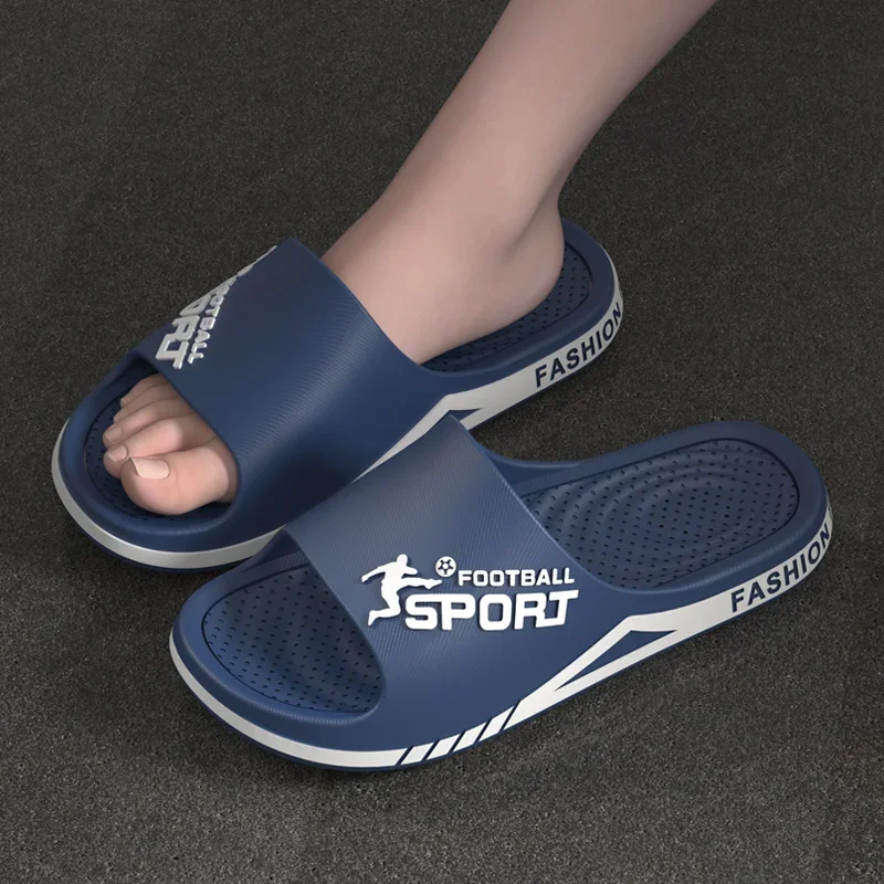 Pmoiste Soft EVA Bathroom Slippers Men Comfortable Designer Light Living Room Shoes Slip-on Not Slip House High-quality Indoor view 5