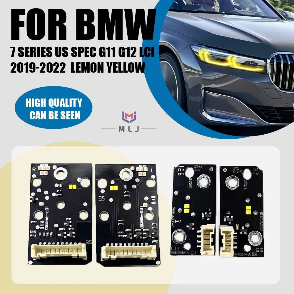 

For BMW 7 series G11 G12 LCI 740i M750I 2020-2022 LED Headlight Daytime Running Lights Angel Eyes Boards Chips Car Accessories