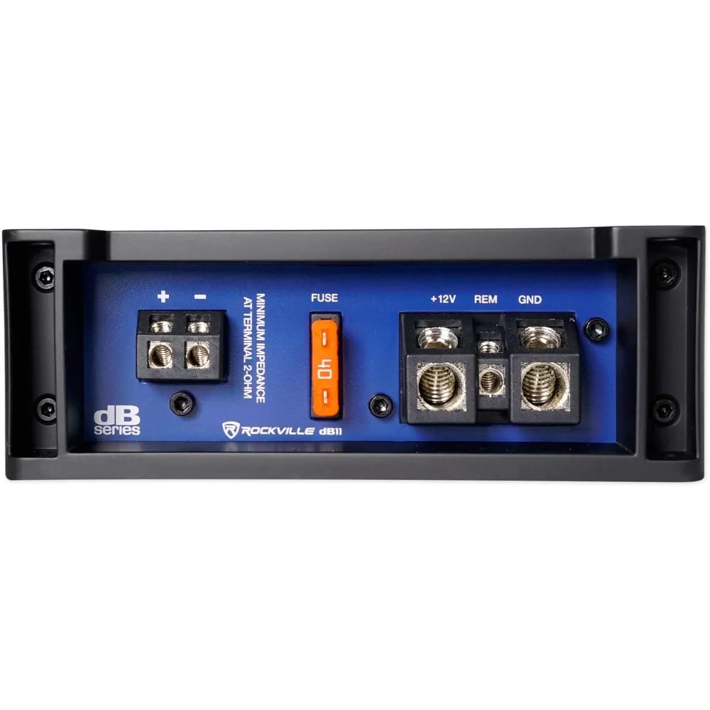 Dual 8″ 1600W K5 Car Subwoofer Enclosure + DB11 Amp – 2Ω, Deep Bass, Compact, Easy Install 6