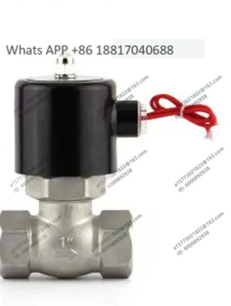 Stainless steel high temperature steam solenoid control valve USAC220DC24VDN4 minutes 6 minutes 1 inch