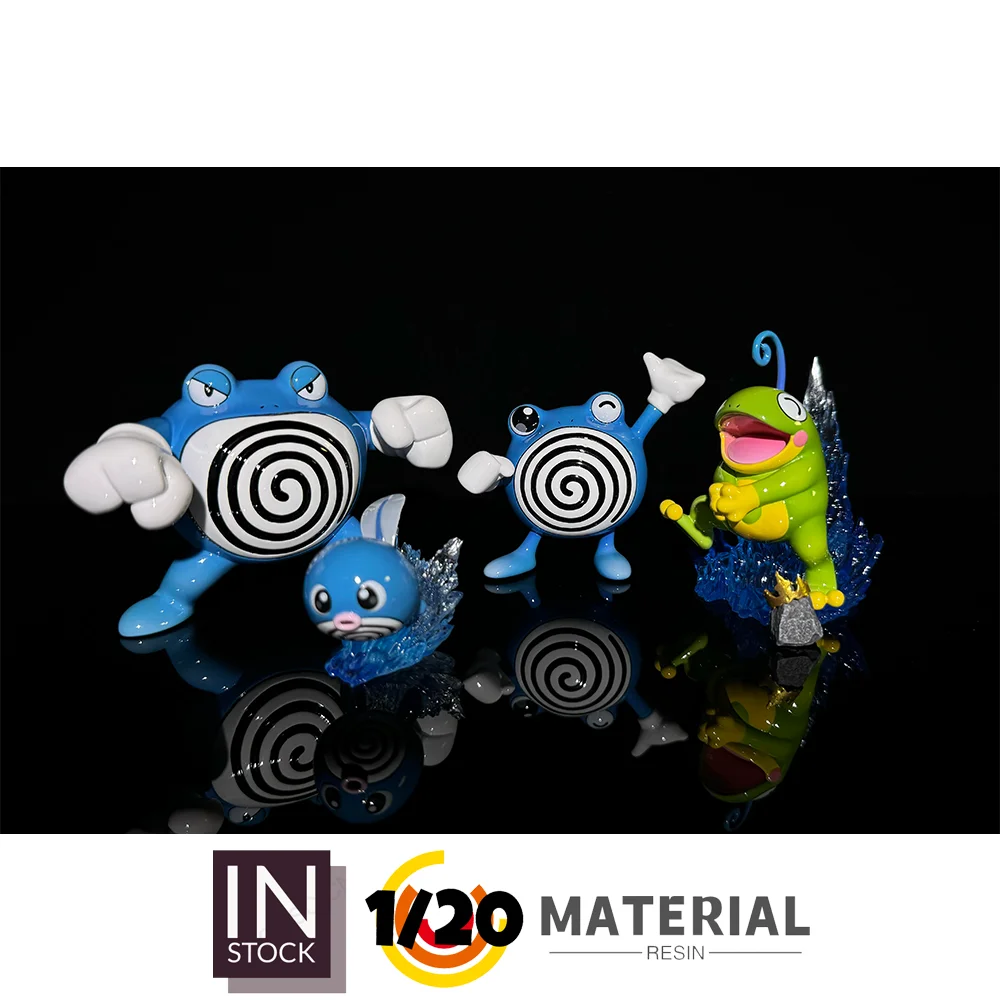 [In Stock]1/20 Resin Figure [MG] - Poliwag & Poliwhirl & Poliwrath & Politoed