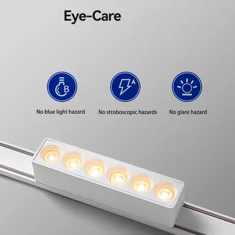 Ultratunn Smart Tuya Zigbee Dimbar Takmonterad Magnetspårlampa Modern Magnet Flood Grille Spot LED-lampa 10 best sales LED-skena - №2