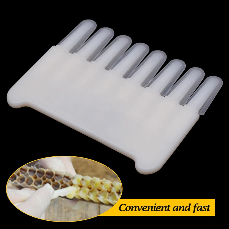 1 Pcs Digging Royal Jelly Scraper Removable Eight Rows of Multiple Rows Pulping Boards New Beekeeping Pick Honey Apiculture Tool