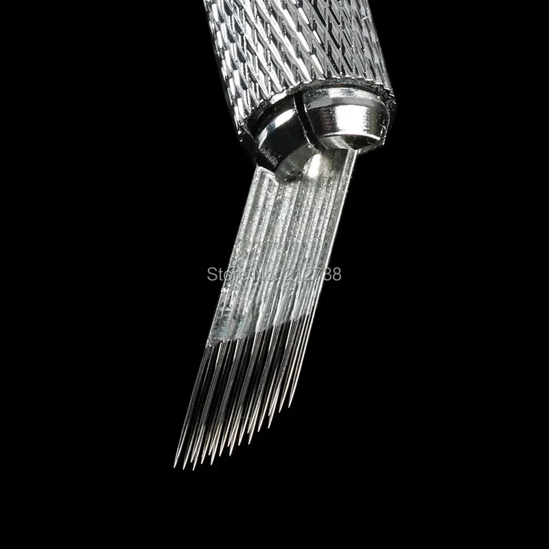 20/50/100/500pcs  Microblading Needles 3 Rrows 18 Pins Blades Tattoo Needles For Permanent Microblading Embroidery Pen