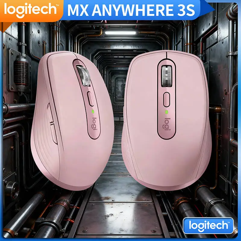 

Logitech MX Anywhere 3S Wireless Bluetooth Mouse 8000 DPI Silent Rechargeable Ergonomic Compact for Laptop Office Gaming PC