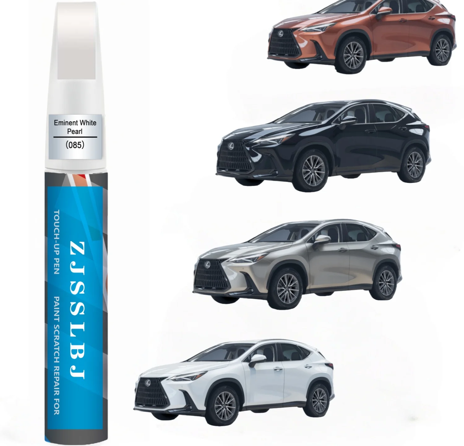 Car Touch Up Paint for Lexus, Car Paint Scratch Repair Kit, Quick & Easy Solution to Repair, 2 in 1 Scratch Remover Pen with Col