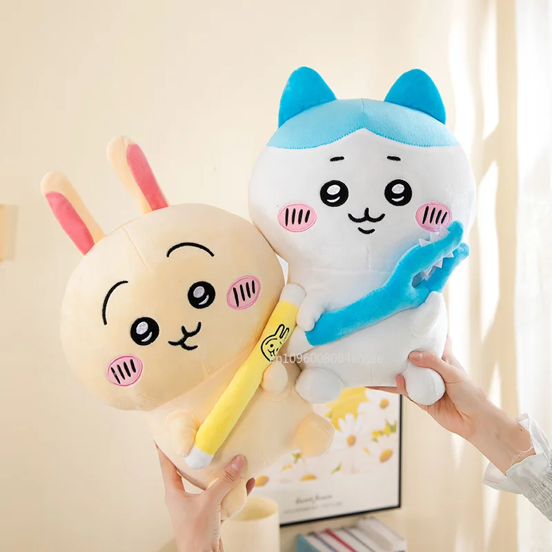 50cm Chiikawa Plush Toy Doll Anime Hachi Usagi Cartoon Stuffed Soft Plushies Kawaii Room Decoration Children's Birthday Gifts
