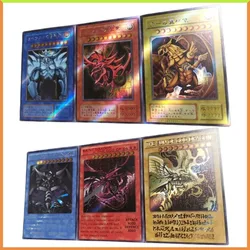 Anime Yu-Gi-Oh! DIY ACG rzadka gra planszowa karta błysk laserowy Exodia zabawki dla chłopców gra bitewna kolekcjonerskie karty prezent urodzinowy