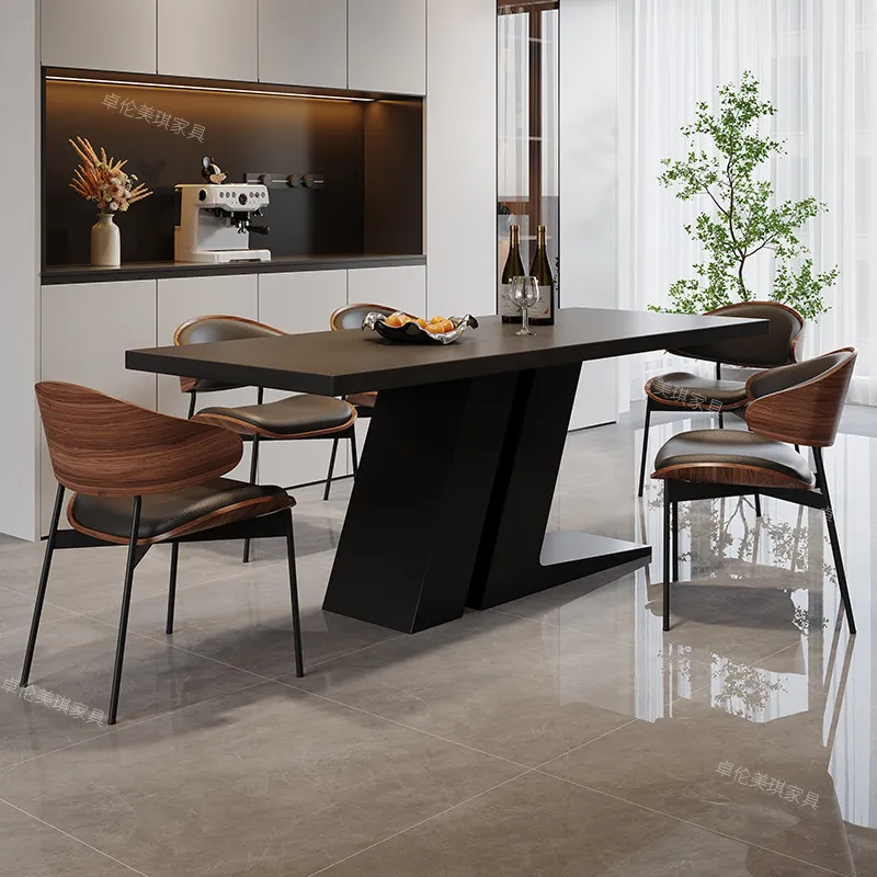 Mesa de Jantar Moderna para Escritório, Cozinha e Restaurante, Economia de Espaço, Cadeiras de Jantar, Mesas de Jantar para Jogos, Móveis para Casa