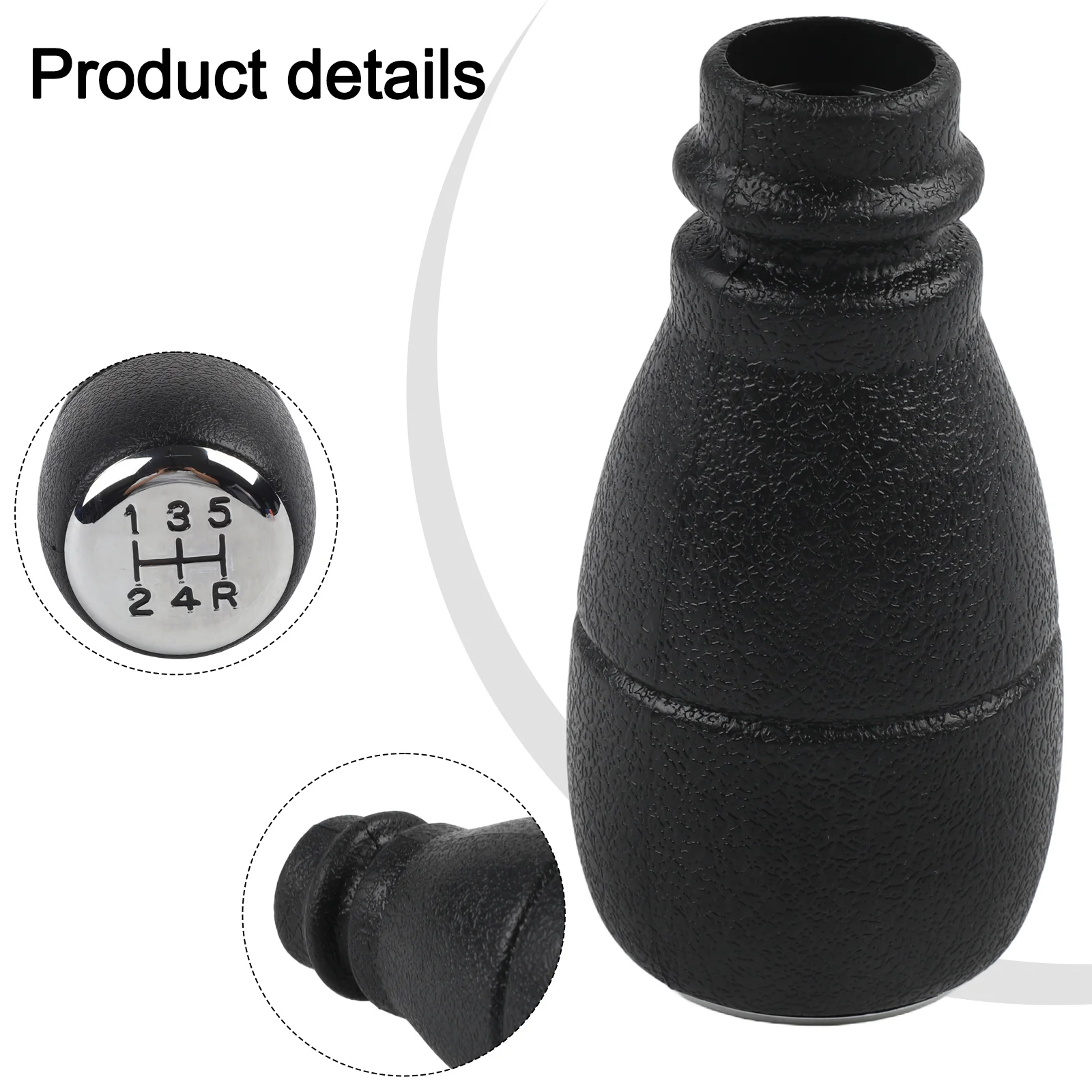 5 Speed Gear Shift Knob for Berlingo and For Partner 1996-2008 ABS Material Crafted for Reliable Use and Enhanced Interior Look