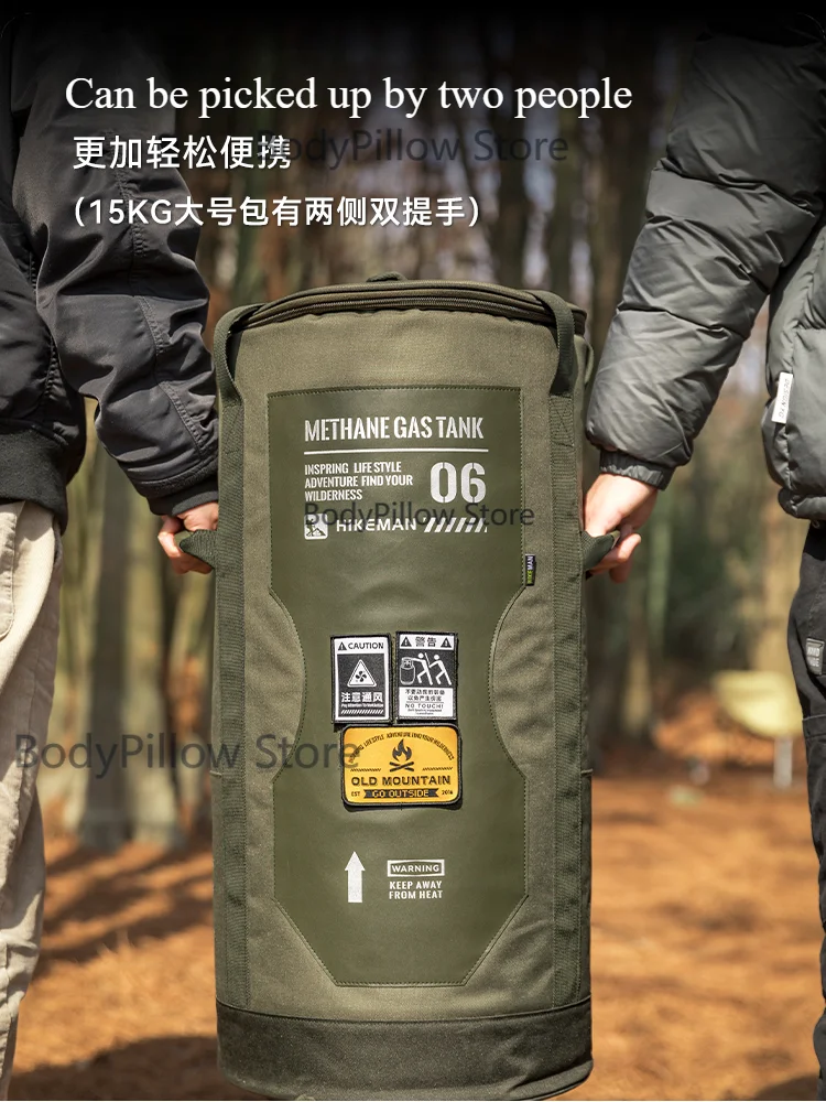 Outdoor Camping Liquefied Gas Tank Storage Bag Large Capacity Picnic  Bottle Thickened Anti-collision Protective 